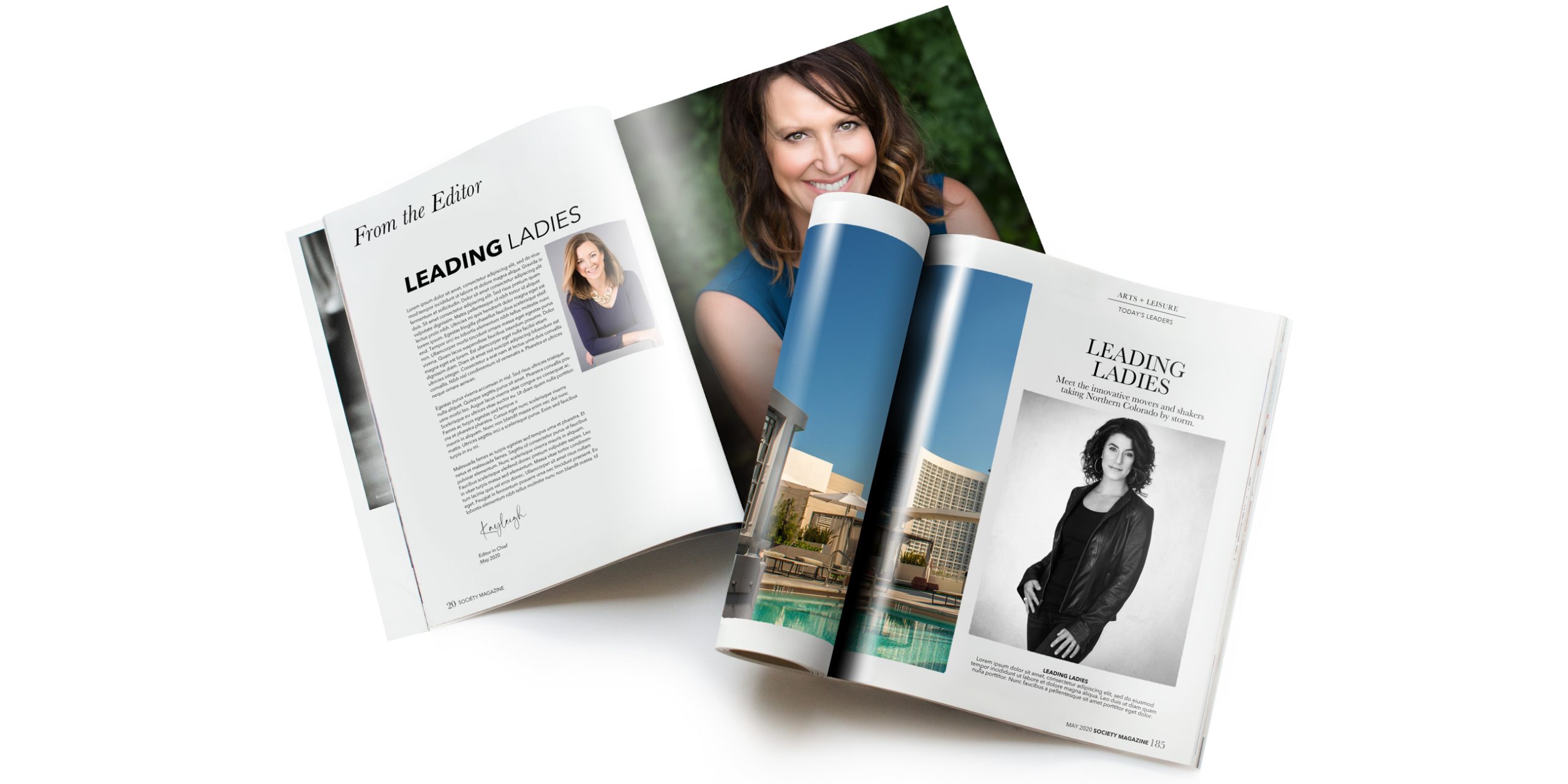 Magazine feature mockup — Opula Atelier